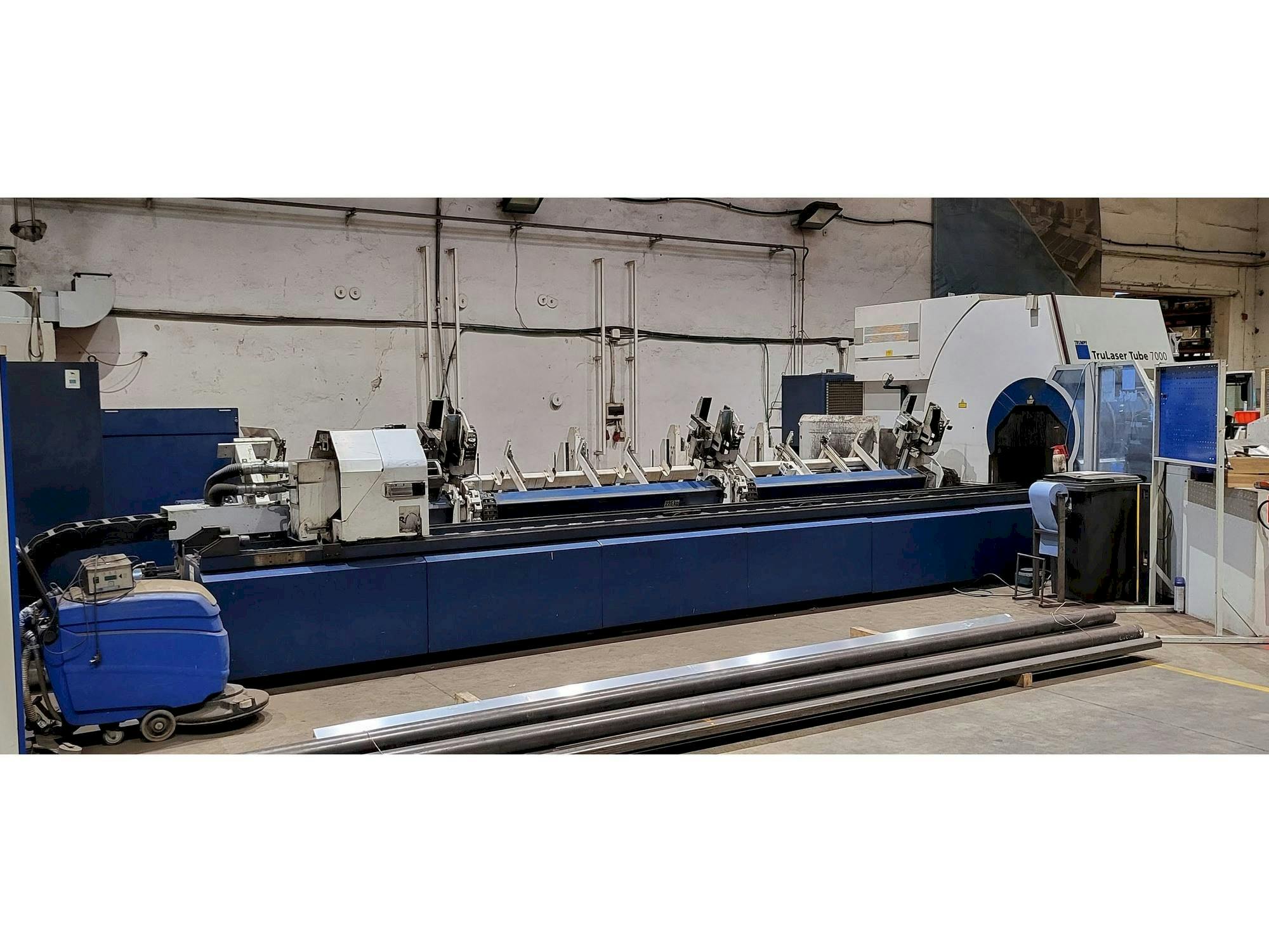 Trumpf TruLaser Tube 7000-maskinen framifrån