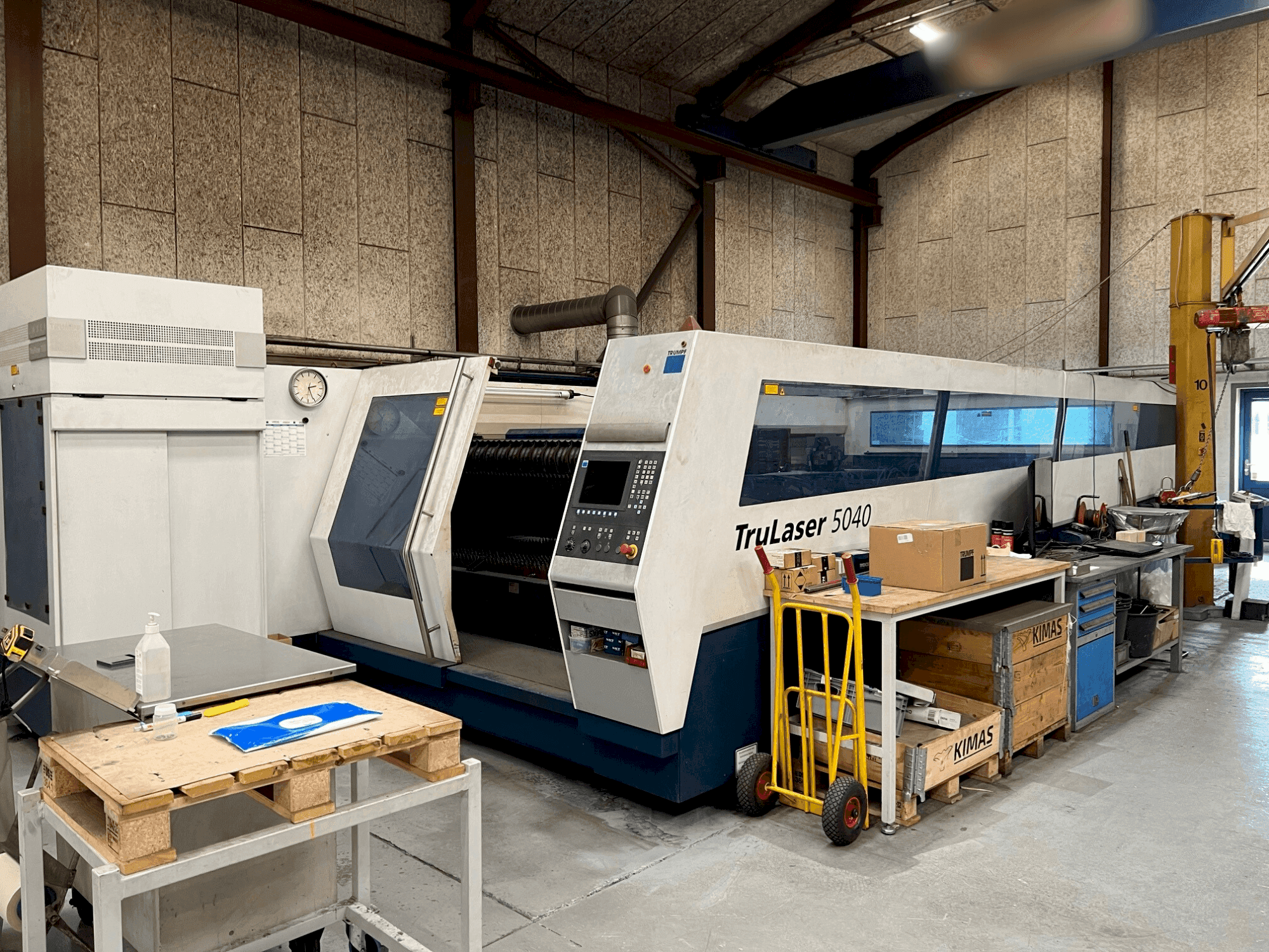 TRUMPF TruLaser 5040-maskinen framifrån