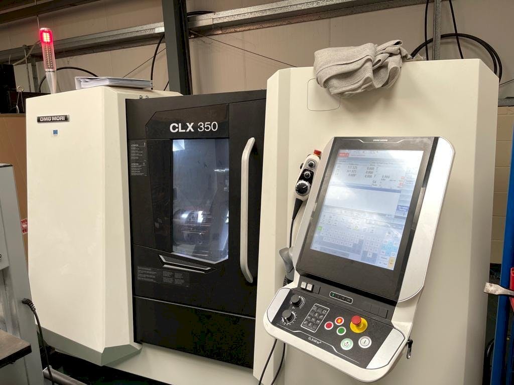 DMG MORI CLX 350-maskinen framifrån