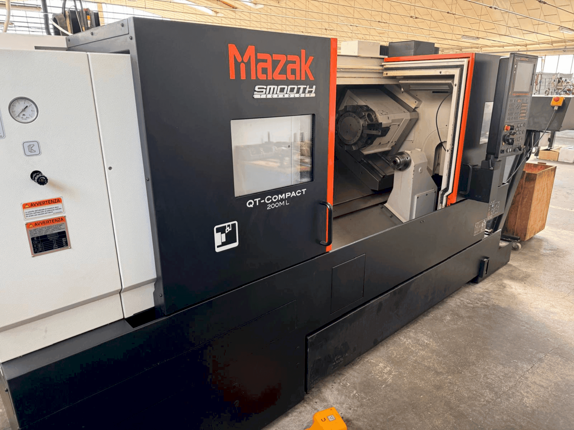 Mazak QT COMPACTG 200ML-maskinen framifrån