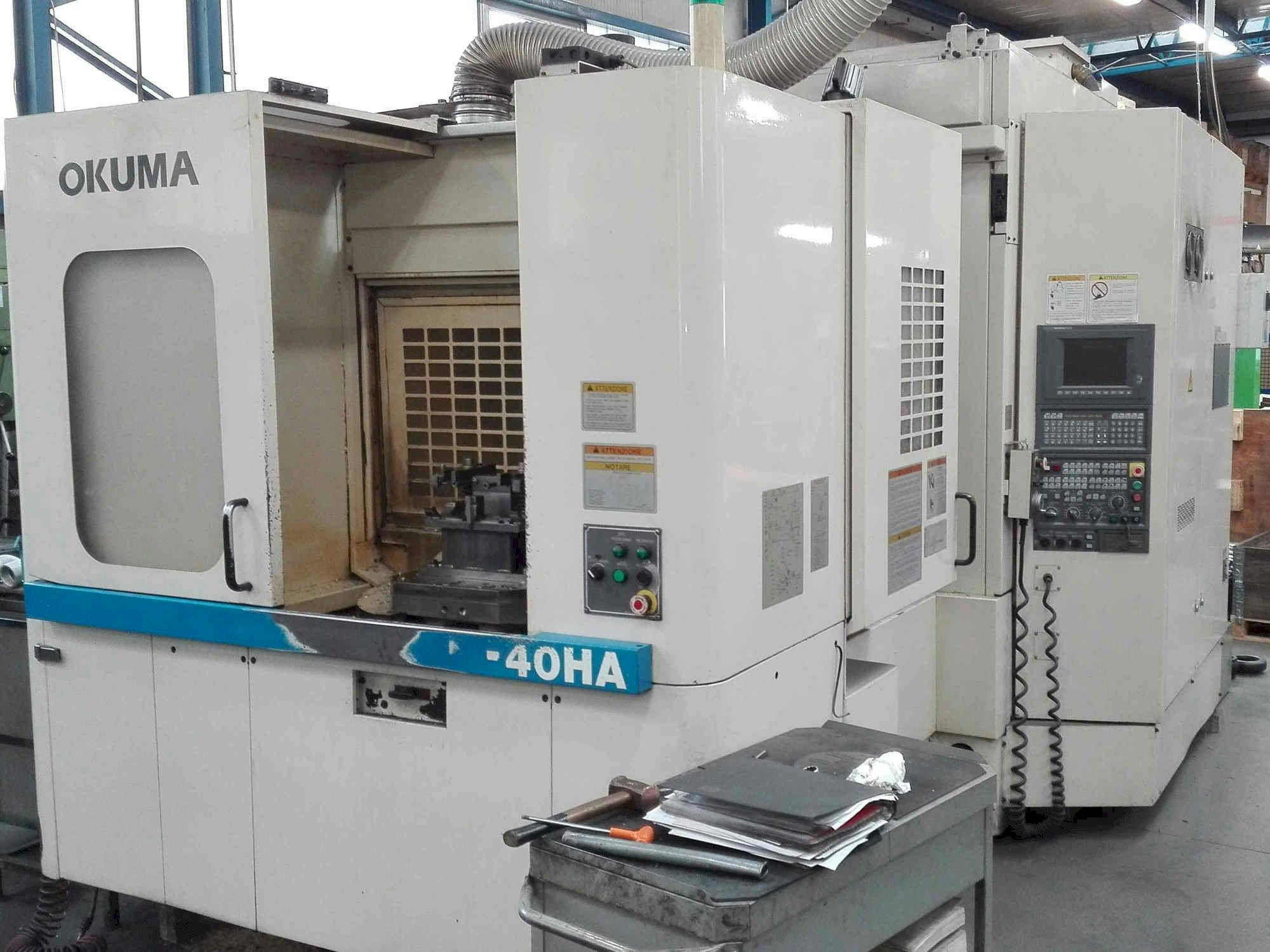 Okuma MX 40HA-maskinen framifrån