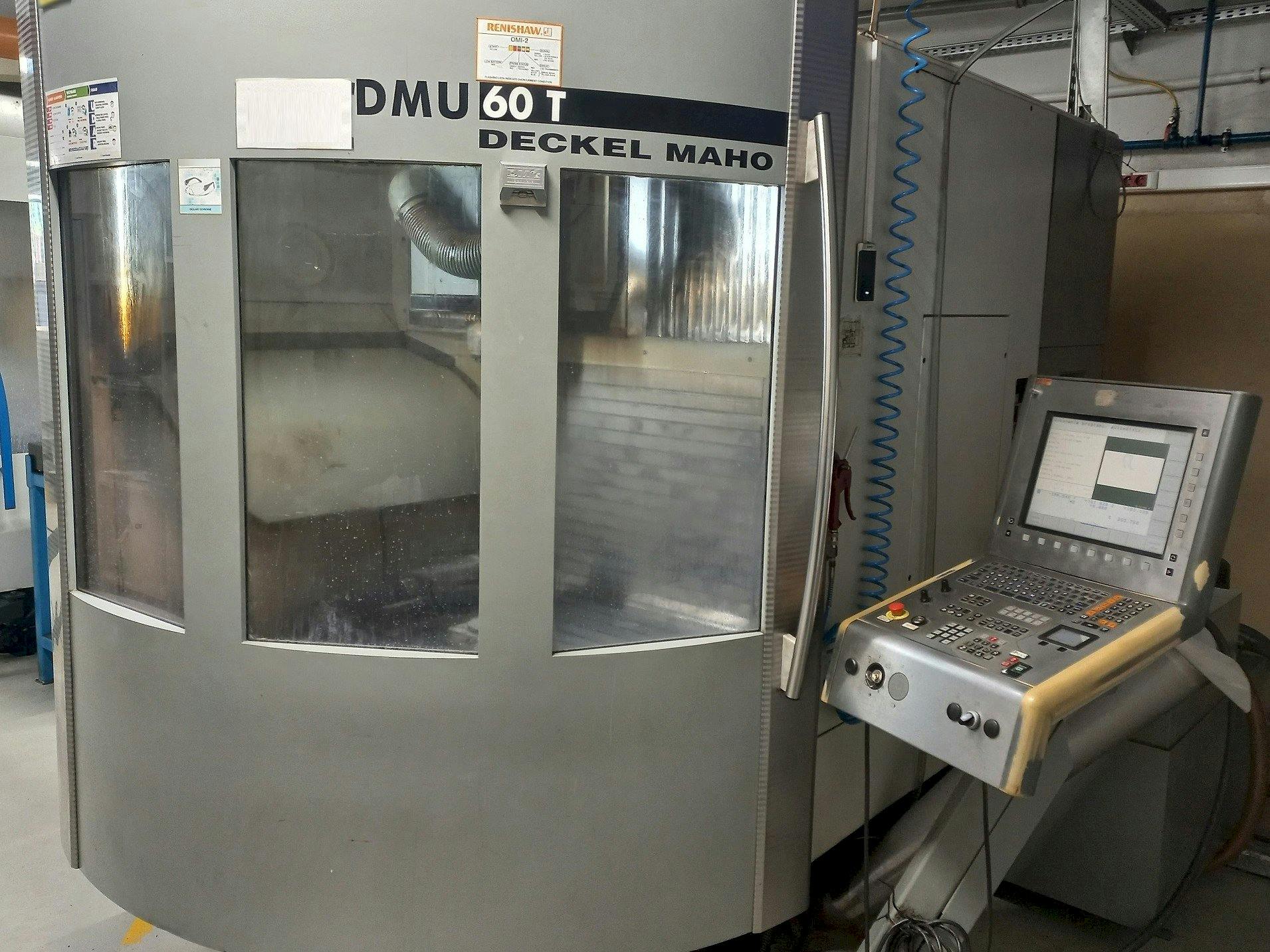 DMG DMU 60T-maskinen framifrån