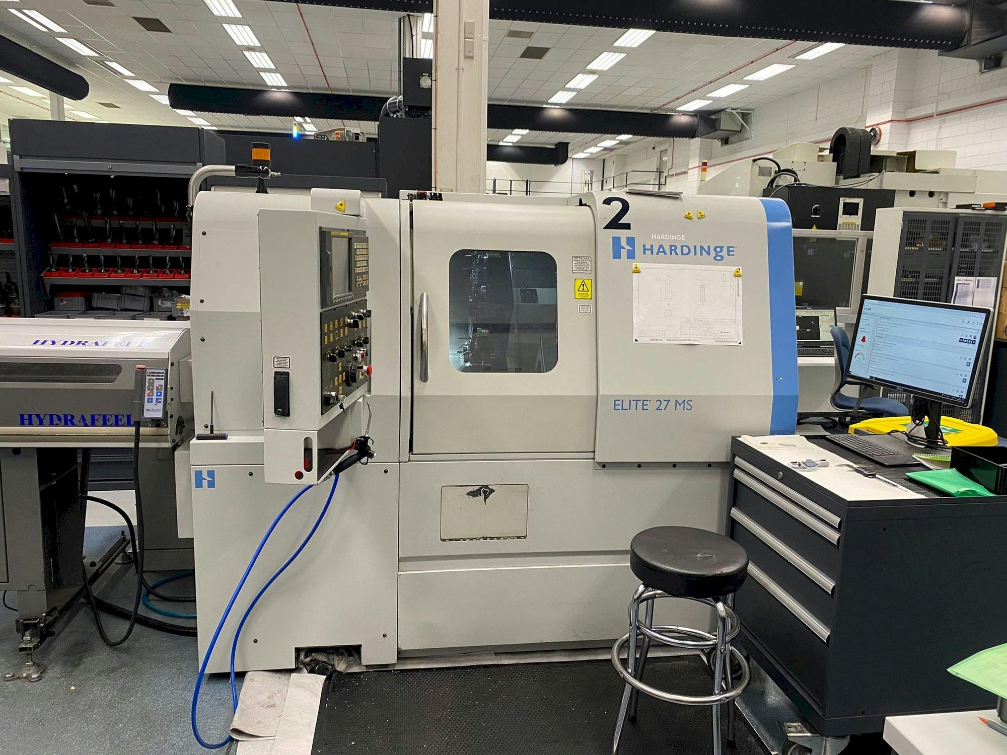 HARDINGE Elite 27MS-maskinen framifrån