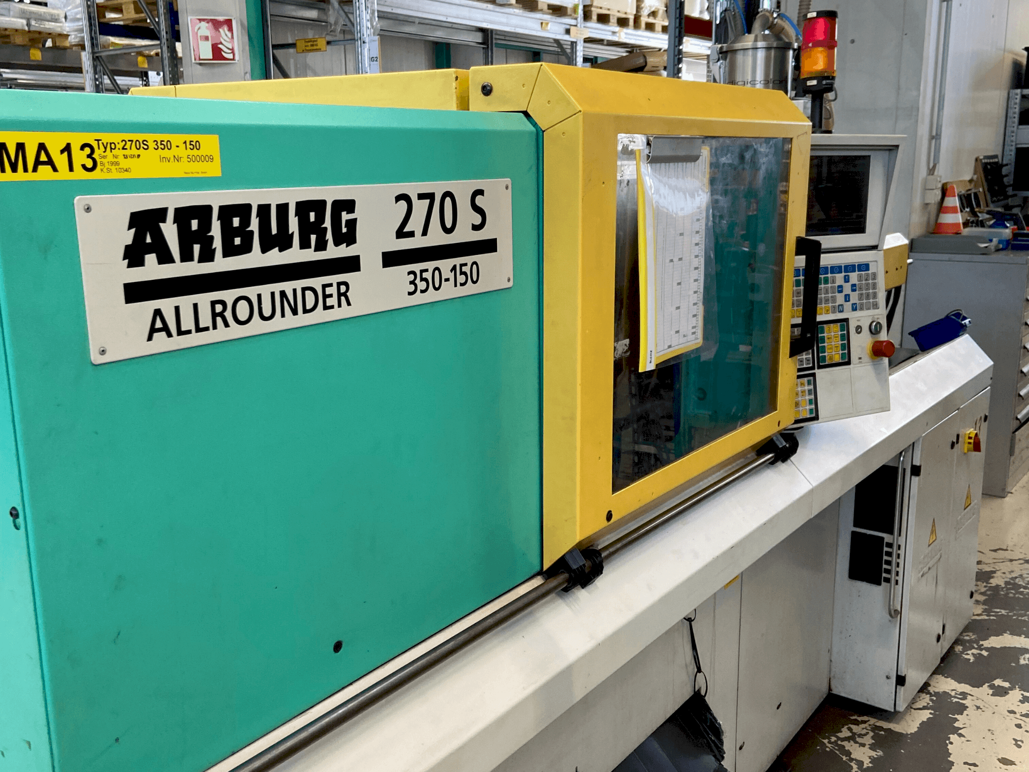 Arburg Allrounder 270 S 250-60-maskinen framifrån