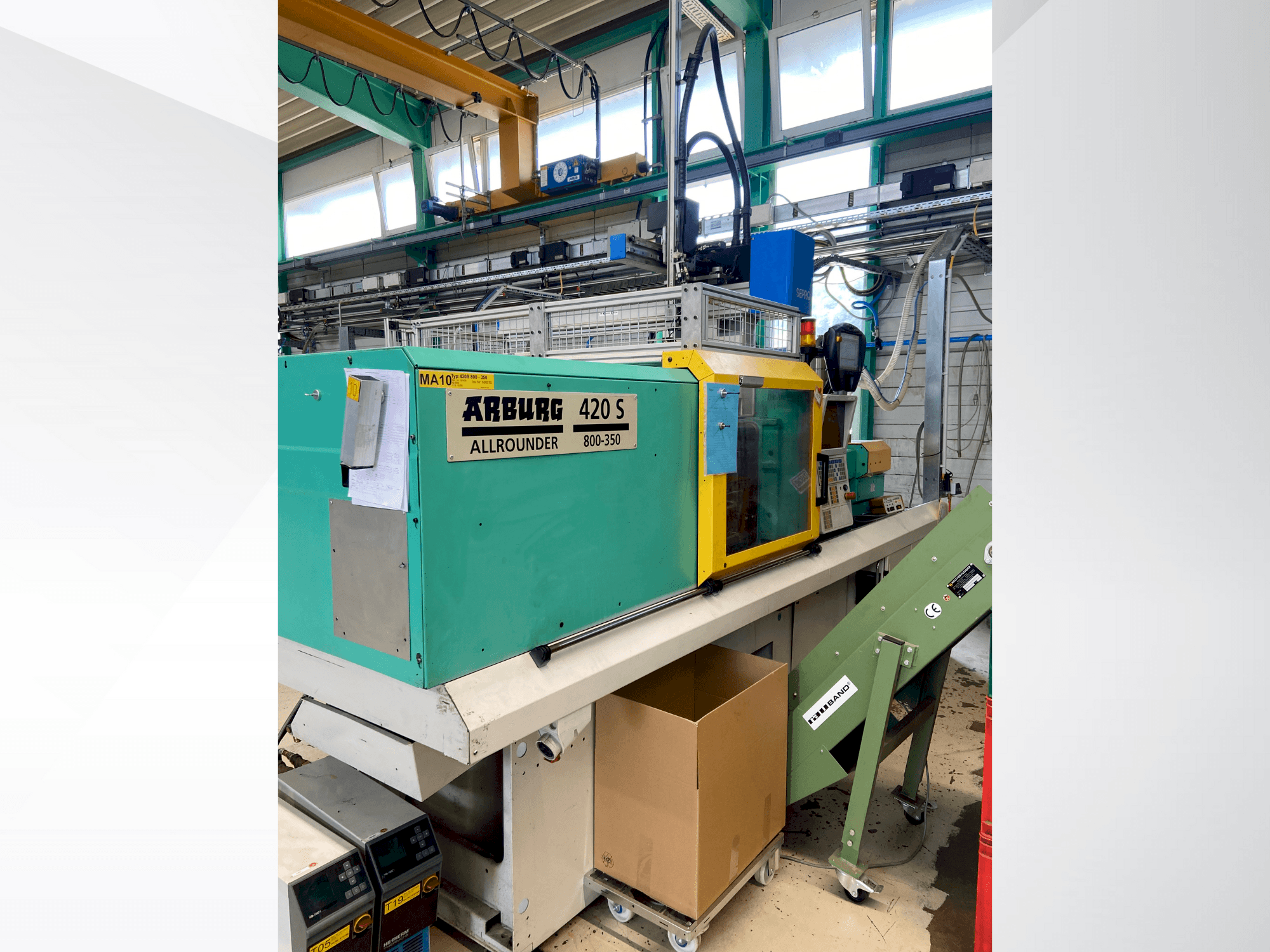 Arburg Allrounder 420 S 800-350-maskinen framifrån