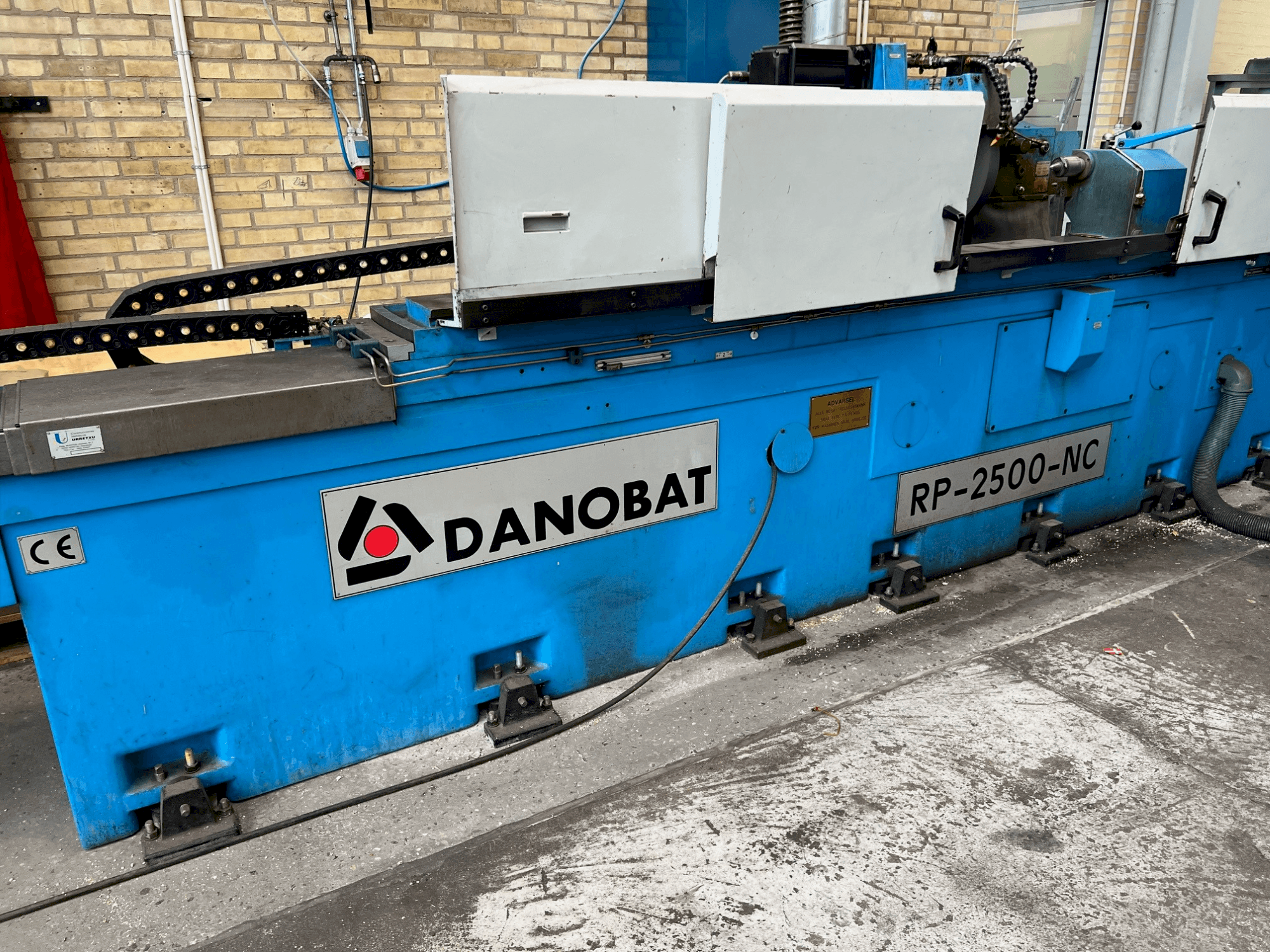 DANOBAT RP-2500-NC-maskinen framifrån