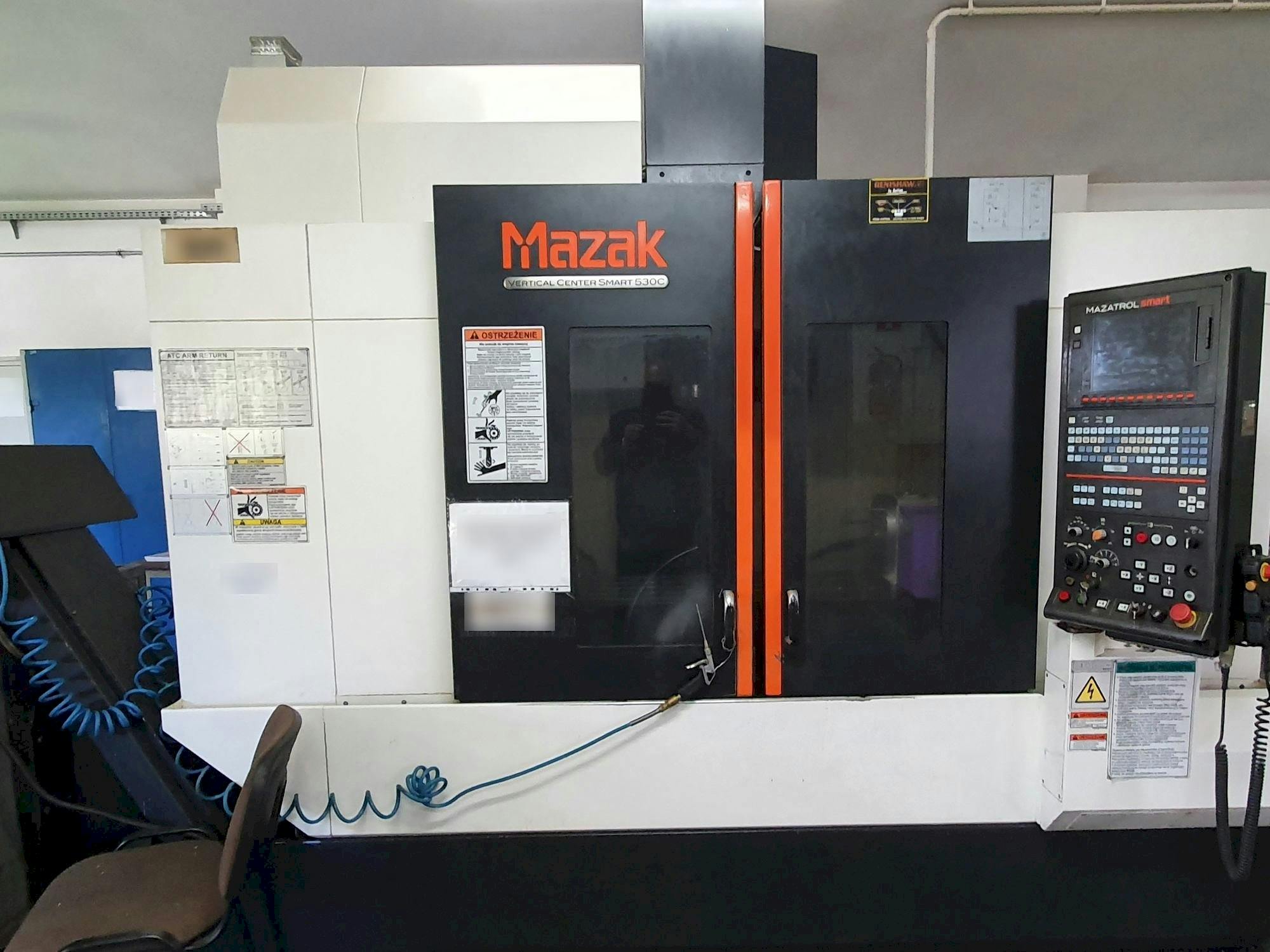 Mazak Smart 530C-maskinen framifrån