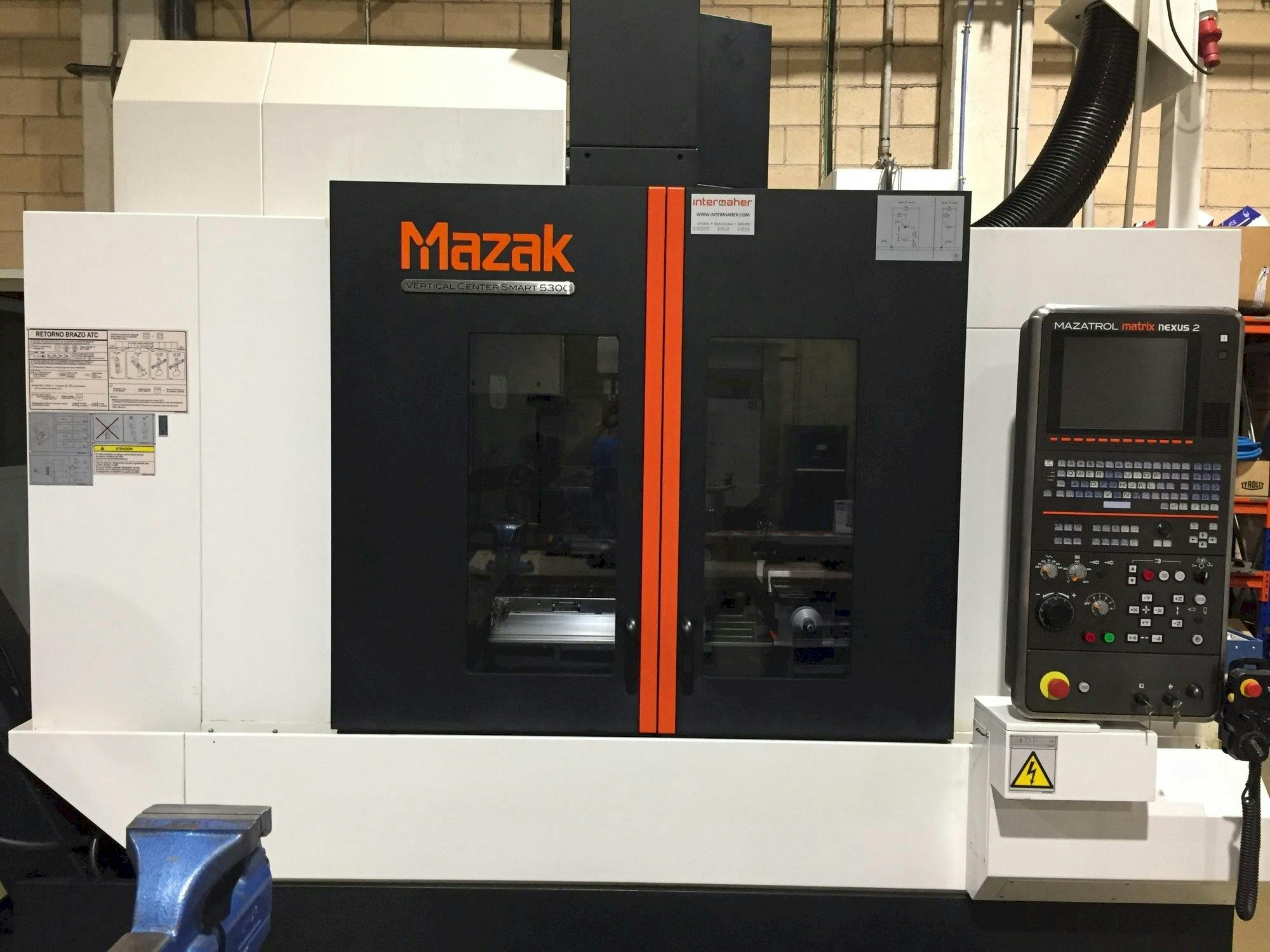 Mazak VCS 530C-maskinen framifrån