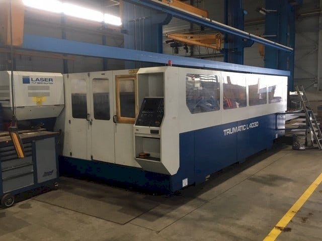 Trumpf Trumatic L4030-maskinen framifrån