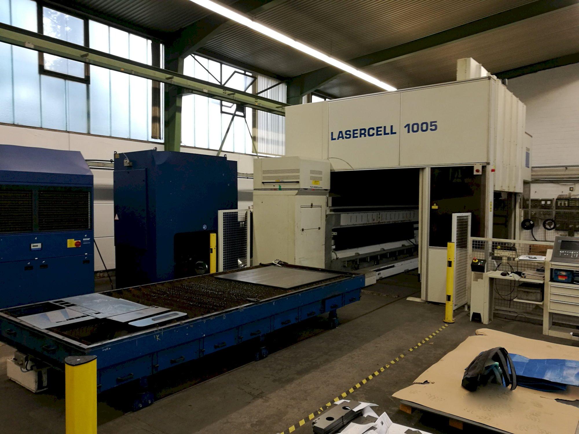 Trumpf-maskinen sedd från vänsterLasercell TLC 1005