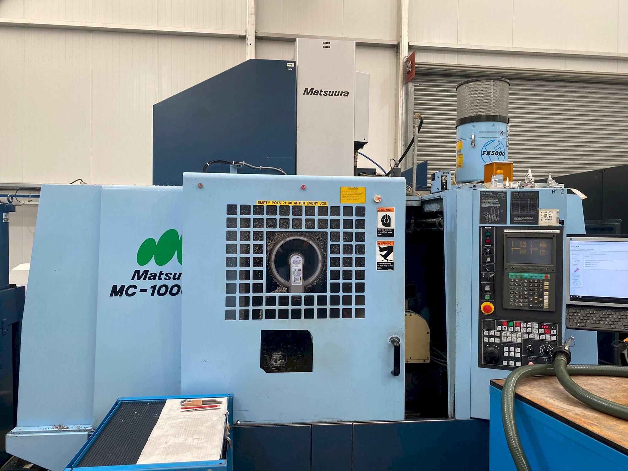 Matsuura MC-1000 VGX-maskinen framifrån