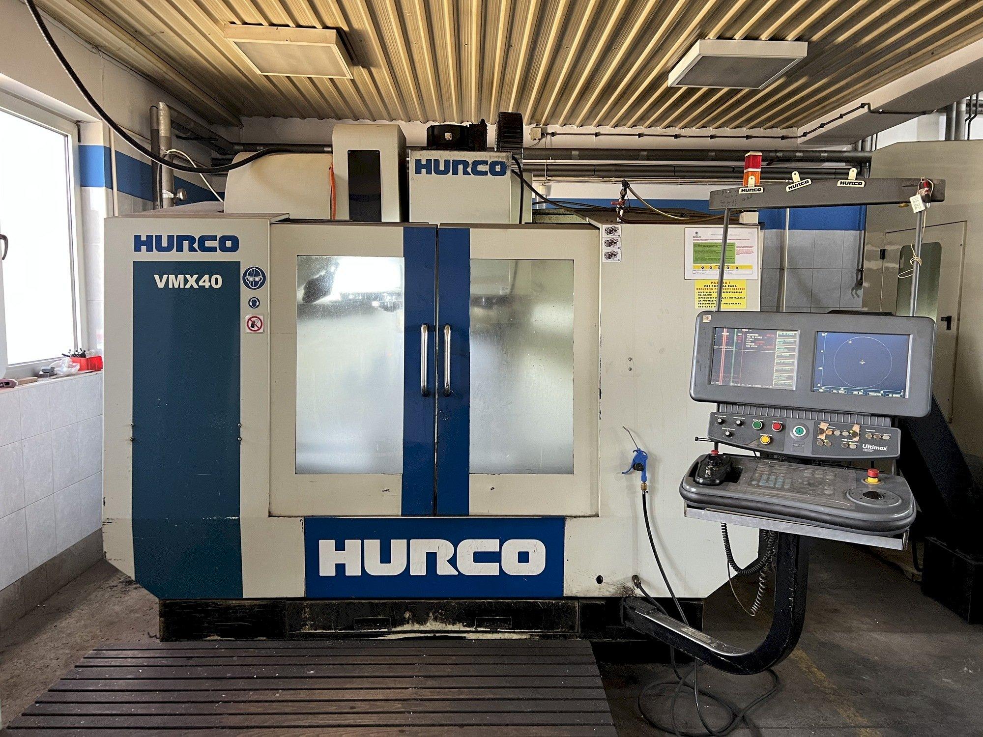 Hurco VMX 40-maskinen framifrån