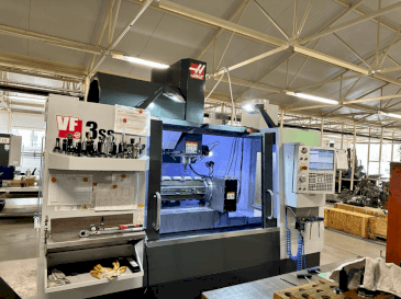 HAAS VF-3SS-maskinen framifrån