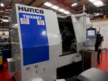 Hurco TMX 8MY-maskinen framifrån