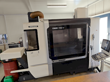 DMG MORI DMC 1150 V-maskinen framifrån