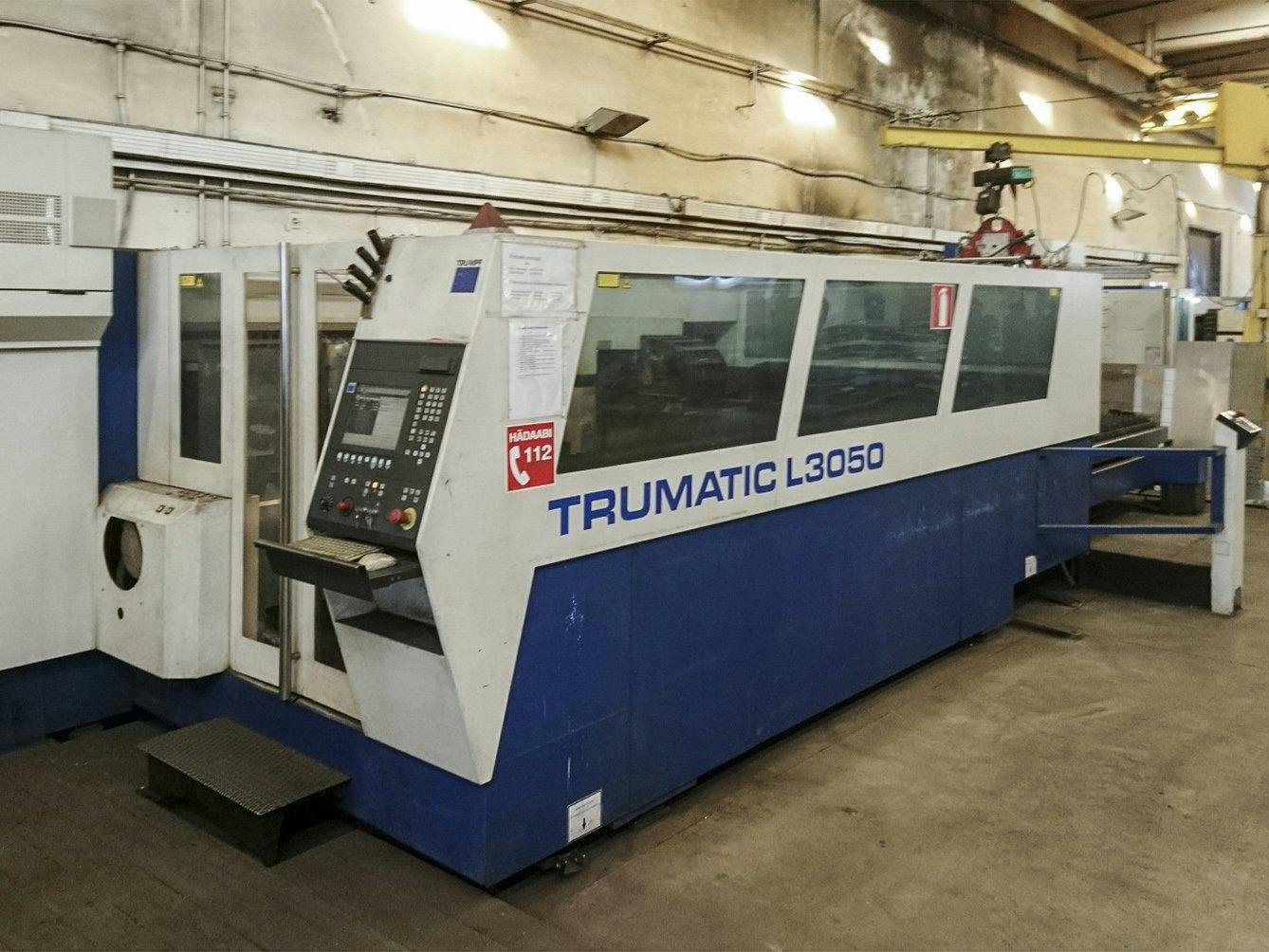 Trumpf-maskinen sedd från vänsterTrumatic L3050