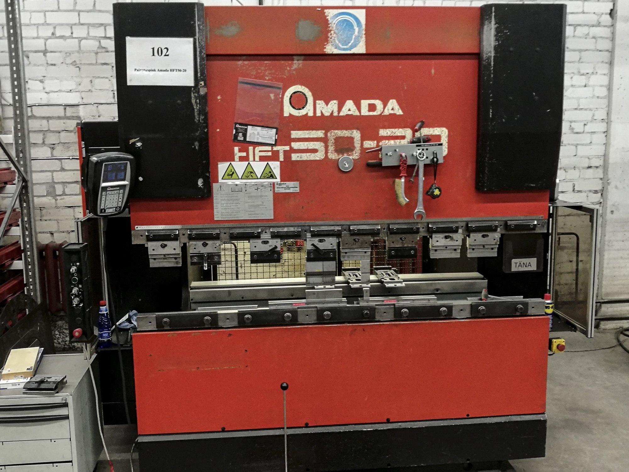 AMADA-maskinen framifrånHFT 50-20