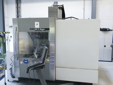 DMG MORI-maskinen framifrånDMC 64 V linear